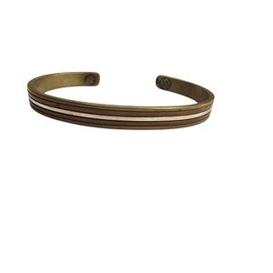 Brown Thin Cuff Bracelet